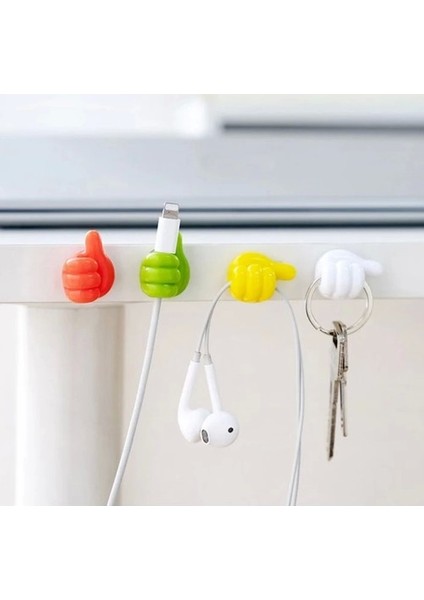 El Şeklinde Kauçuk Çok Amaçlı Kablo Tutacak 10 Adet fiyatları