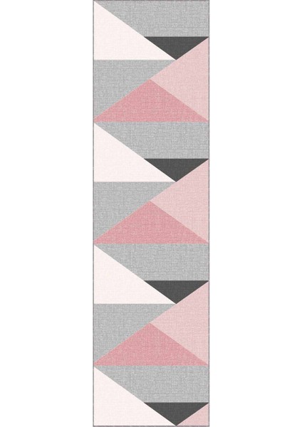 Pembe Kaymaz Geometrik Kesme Rulo Özel Ölçülü Yolluk AR1332 fiyatları