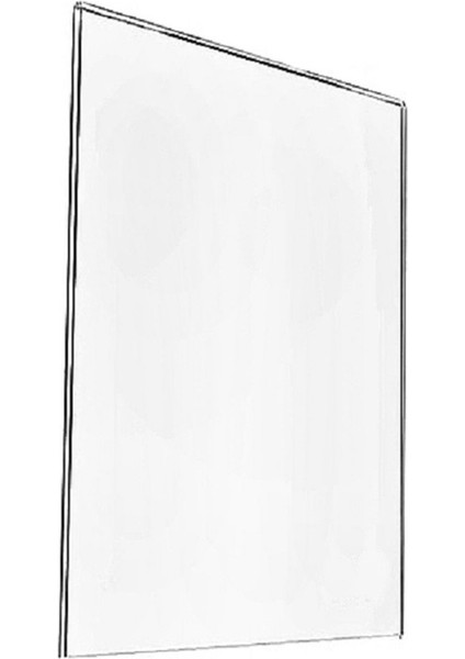 U Pleksi Etiketlik - A/5 (21*15 Cm) (Pakette 10 Adet)