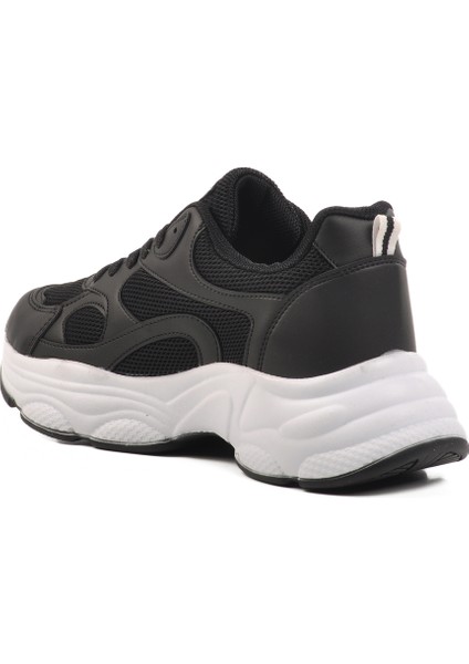 Siyah Beyaz Fileli Kadın Spor Ayakkabı 164 G fırsatları