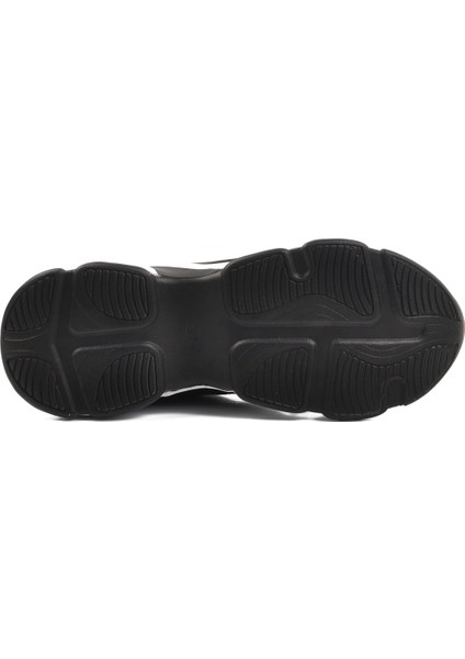 Siyah Beyaz Fileli Kadın Spor Ayakkabı 164 G indirimleri