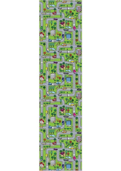 Yeşil Kaymaz Çocuk Kreş Kesme Rulo Özel Ölçülü Yolluk AR251 fiyatları