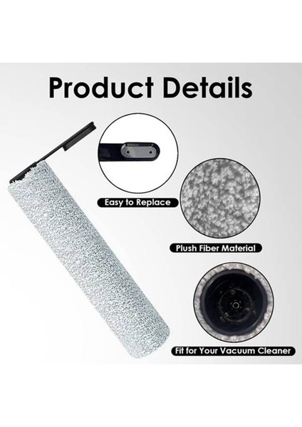 Floor One S6/ S6 Extreme Pro Kablosuz Islak Kuru Elektrikli Süpürge Yedek Parçaları Silindir Fırça Filtresi 3 Adet (Yurt Dışından)