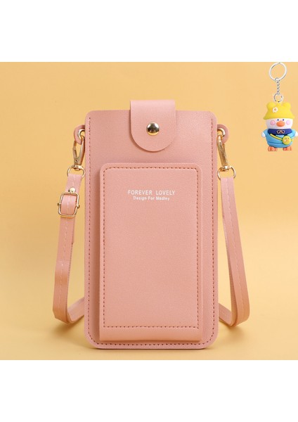 Moda Basit Tek Omuz Küçük Çanta Crossbody Cep Telefonu Çantası Kadın Sürücü Ehliyet Kart Tutucu (Yurt Dışından)