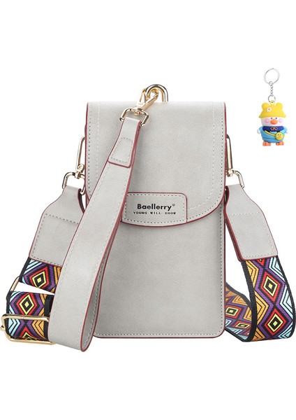 Bayan Cüzdan Moda ve Çok Yönlü Büyük Kapasiteli Toka Crossbody Cep Telefonu Çantası (Yurt Dışından)