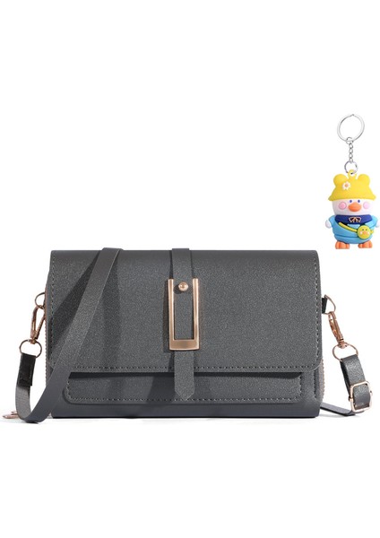 Cüzdan Cep Telefonu Çantası Moda Crossbody Küçük Kare Çanta Çok Yönlü Tek Omuz Küçük Omuz Çantası (Yurt Dışından)