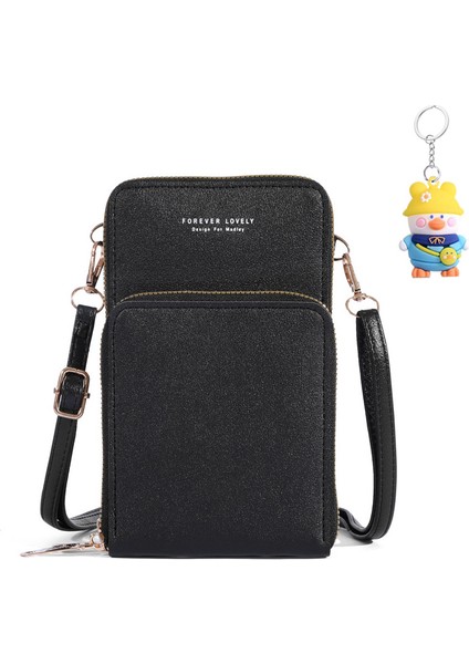 Bayan Cüzdan Omuz Crossbody Çanta Çok Fonksiyonlu Cep Telefonu Çantası Kart Tutucu (Yurt Dışından)