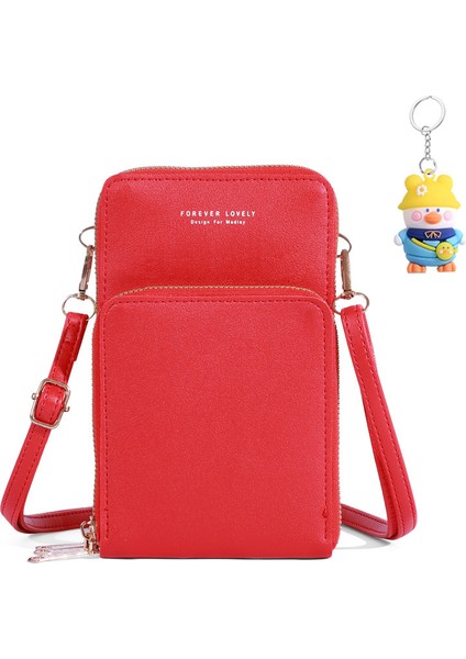 Bayan Cüzdan Omuz Crossbody Çanta Çok Fonksiyonlu Cep Telefonu Çantası Kart Tutucu (Yurt Dışından)