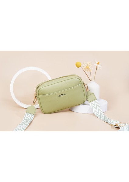 Bayan Çanta Büyük Kapasiteli Fermuarlı Omuz Crossbody Çanta Kadın Küçük Kare Çanta (Yurt Dışından) modelleri