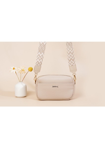 Bayan Çanta Büyük Kapasiteli Fermuarlı Omuz Crossbody Çanta Kadın Küçük Kare Çanta (Yurt Dışından) fırsatları