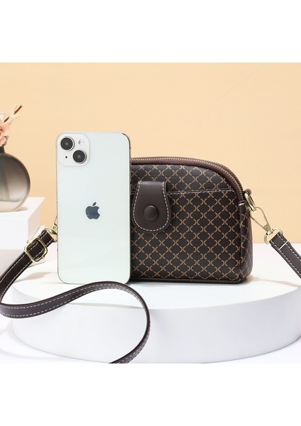 Çanta Küçük Kare Çanta Kadın Crossbody Çanta Çok Katmanlı Cep Telefonu Çanta Omuz Çanta (Yurt Dışından) fiyatları