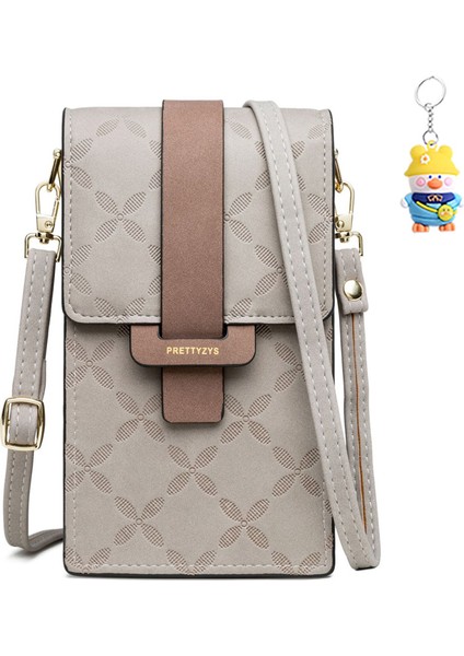 Cep Telefonu Çanta Kadın Toka Küçük Kare Çanta Omuz Crossbody Çanta Kozmetik Çanta (Yurt Dışından)