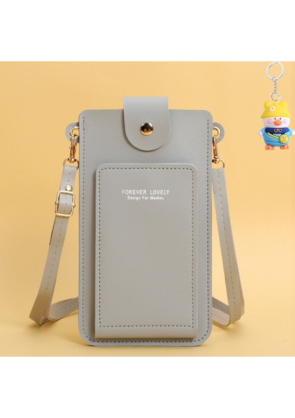 Moda Basit Tek Omuz Küçük Çanta Crossbody Cep Telefonu Çantası Kadın Sürücü Ehliyet Kart Tutucu (Yurt Dışından)