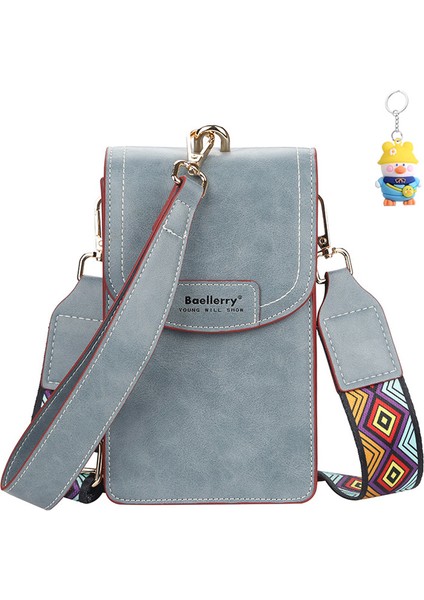 Bayan Cüzdan Moda ve Çok Yönlü Büyük Kapasiteli Toka Crossbody Cep Telefonu Çantası (Yurt Dışından)