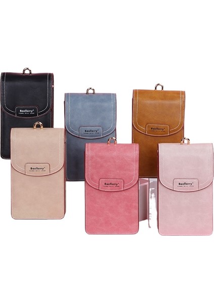 Bayan Cüzdan Moda ve Çok Yönlü Büyük Kapasiteli Toka Crossbody Cep Telefonu Çantası (Yurt Dışından)
