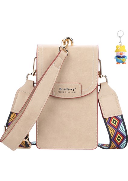 Bayan Cüzdan Moda ve Çok Yönlü Büyük Kapasiteli Toka Crossbody Cep Telefonu Çantası (Yurt Dışından)