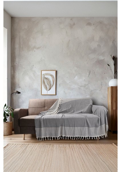 Pamuklu Kaymaz Koltuk Çekyat Örtüsü&koltuk Şalı 170 x 210