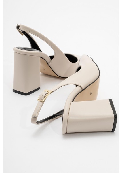 Sofıa Bej Kadın Topuklu Ayakkabı fiyatları