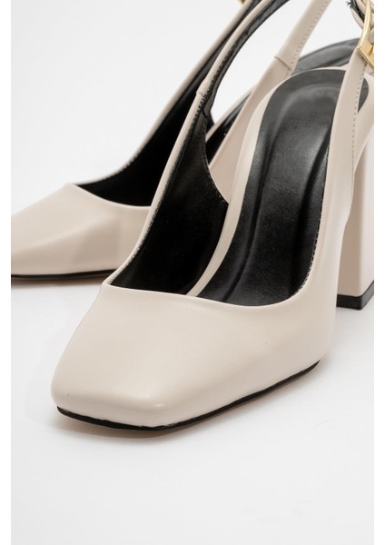 Sofıa Bej Kadın Topuklu Ayakkabı modelleri