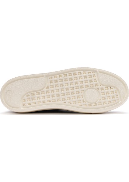 Erkek Yeşil Bağcıklı Kalın Tabanlı Süet Deri Sneaker 25SFD632010