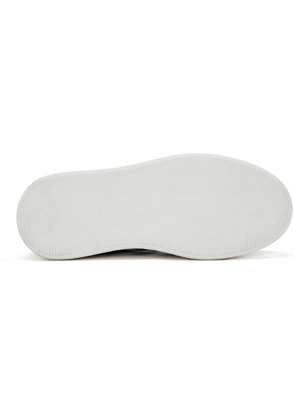 Kadın Mavi Bağcıklı Kalın Tabanlı Süet Deri Sneaker 25SFD511010