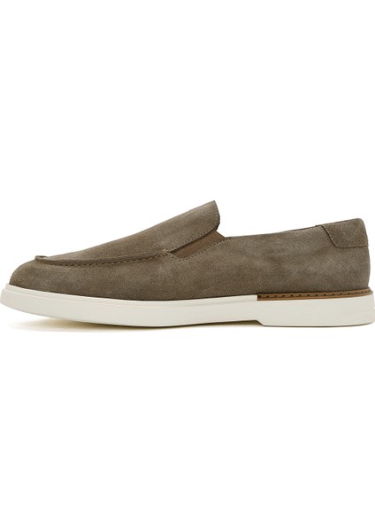 Erkek Bej Süet Deri Casual Loafer 25SFD612210