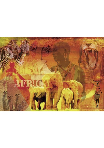 1000 Parça Impressions Of Africa