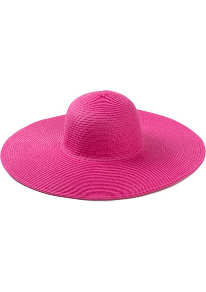 Şeker Renk Bayanlar Büyük Ağız Güneşlik Güneş Şapkası (Yurt Dışından)