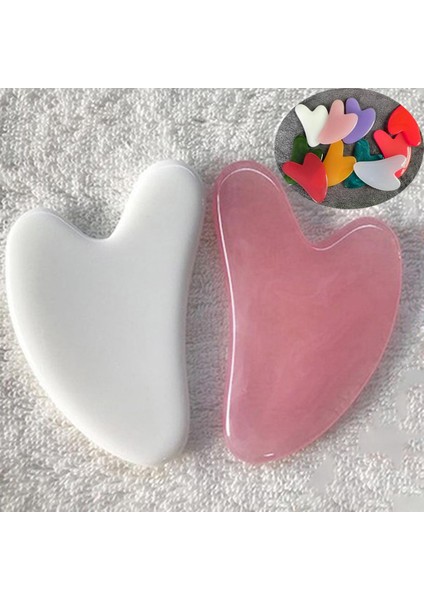 Guasha Masaj Yüz Massag Reçine Balmumu Gua Sha Taklit Yeşim Tahtası Akupunktur Noktası Göz Bakımı Spa Masaj Aracı Masaj Vize (Yurt Dışından)