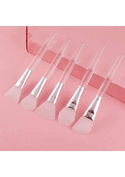 Adet/takım Profesyonel Silikon Maske Fırçası Dıy Salon Silikon Yüz Çamur Karıştırma Fırçası Cilt Bakımı Için Yeniden Kullanılabilir Kozmetik Aracı (Yurt Dışından)