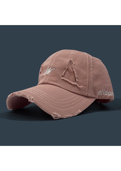 Mektup Nakışı Yeni Stil Delikli Şapka Çok Yönlü Moda Kap (Yurt Dışından)