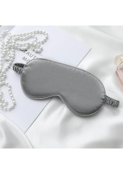 Adet Doğal Uyku Göz Maskesi Göz Bandı Kapak Gölge Göz Bandı Kadın Erkek Yumuşak Taşınabilir Seyahat Göz Bandıgri (Gri) (Yurt Dışından)