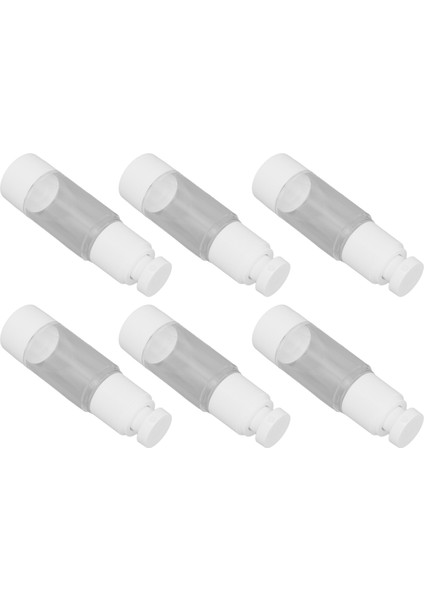 Hao Kan 6 Adet Kozmetik Şişeler Plastik Pres Tipi Vakum Şeffaf Doldurulabilir Konteyner 30ML (Yurt Dışından)