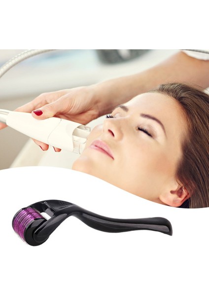 Parça 540 Titanyum Mikro Iğne Dermaroller Plastik Mikro Iğneli Cilt Rulosu Cilt Bakımı Için Kozmetik Vücut Bakımı - Siyah Mor 2.0mm (Yurt Dışından) indirimleri