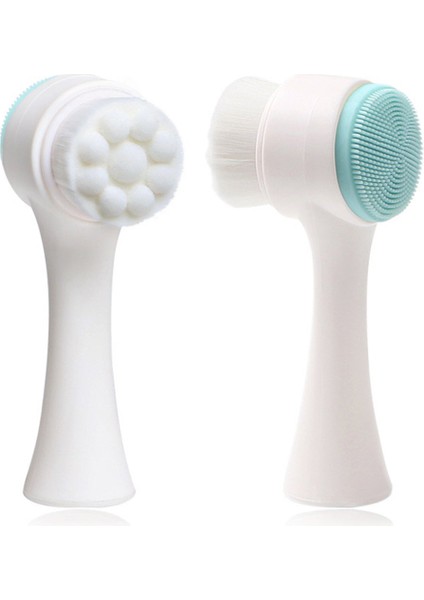 Çift Taraflı Silikon Yüz Temizleyici Yıkama Fırçası Yumuşak Hafif Fiber Yüz Temizleme (Yurt Dışından) fiyatları