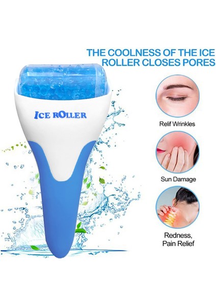 Yüz Silindiri Serin Buz Rulo Masajı Yüz Germe Masaj Aleti Mavi (Yurt Dışından) fırsatları