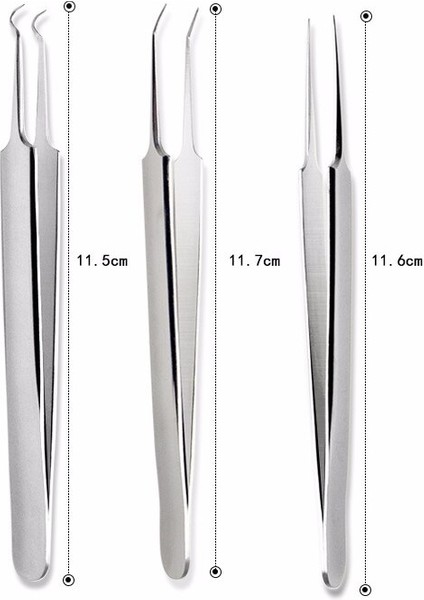 Paslanmaz Çelik Akne Cımbız Klip Siyah Nokta Kaldırma Whitehead Leke Çıkarıcı Iğne Cımbız Yüz Bakımı Güzellik Aracı (Yurt Dışından) fiyatları