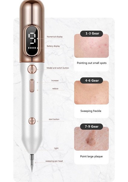Taşınabilir Güzellik Ekipmanları Ayarlanabilir Cilt Etiketi Sökücü Çok Hız Seviyesi Cilt (Yurt Dışından) indirimleri