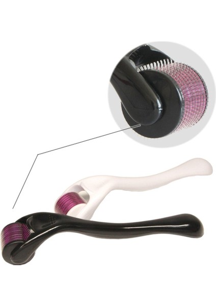 Mikro Iğneli Silindirler Dermatolojik Silindirler 540 Mikro Iğneler Hava Çıkma Beyaz 0.25MM (Yurt Dışından)