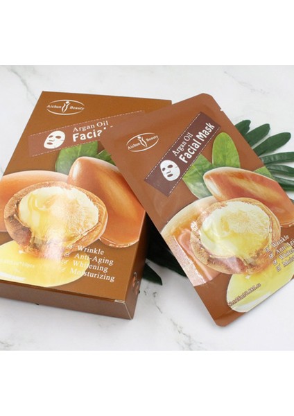 Fas Nemlendirici ve Nemlendirici Maske Güvenli Içerikli Cilt Onarım ve Bakım Maskesi Fındık Yağı Maskesi Beyaz (Yurt Dışından) fırsatları