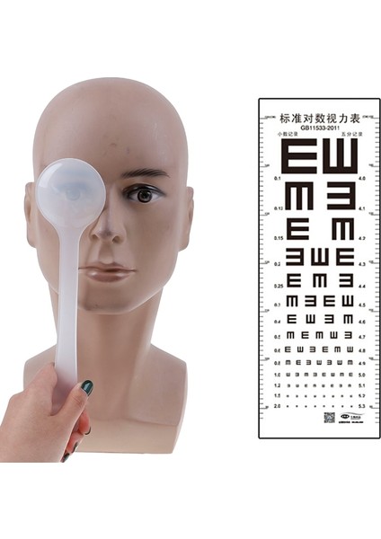 Adet Göz Tıkayıcı Profesyonel El Optometri Aracı Göz Tıkayıcı Blok Plaka Görüş Testi Görme Examas Pic (Pic Olarak) (Yurt Dışından)