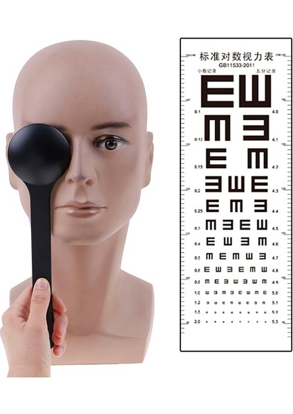 Adet Göz Tıkayıcı Profesyonel El Optometri Aracı Göz Tıkayıcı Blok Plaka Görüş Testi Görme Examas Pic (Pic Olarak) (Yurt Dışından)