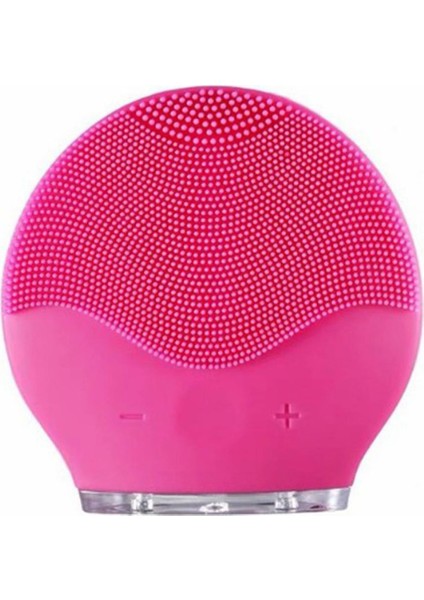 Suya Dayanıklı Silikon Yüz Temizleme Fırçası Elektrikli Temizleme Aleti - Gül Kırmızısı (Yurt Dışından)