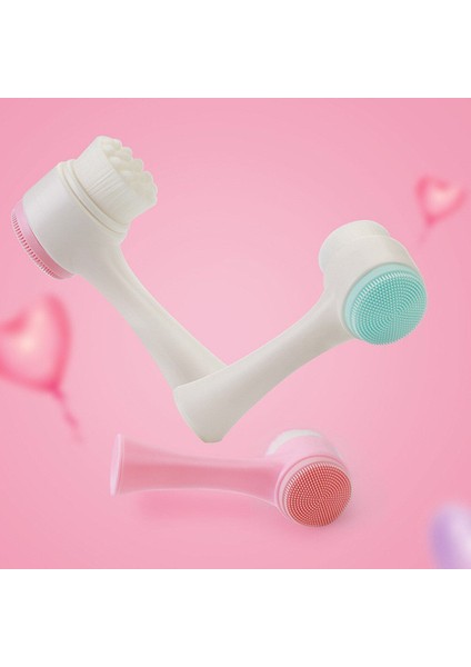 Çift Taraflı Silikon Yüz Temizleme Fırçası Yüz Temizleyici Siyah Nokta Temizleme Ürünü Gözenek Temizleyici Eksfoliatör Yüz Fırçalama Fırçası (Yurt Dışından) fiyatları