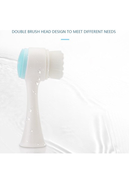 Çift Taraflı Silikon Yüz Temizleme Fırçası Yüz Temizleyici Siyah Nokta Temizleme Ürünü Gözenek Temizleyici Eksfoliatör Yüz Fırçalama Fırçası (Yurt Dışından) modelleri