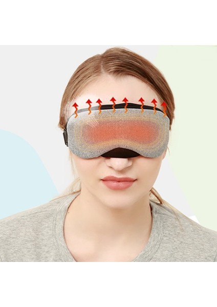 Yeni Sıcaklık Kontrolü Isı Buhar Pamuklu Göz Maskesi Kuru Yorgun Sıkıştırma USB Sıcak Pedler Göz Bakımı Sıcak! Gri (Gri) (Yurt Dışından) modelleri