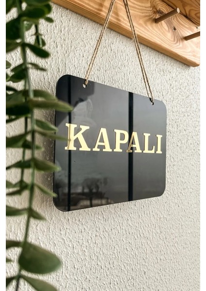 Mağaza Açık Kapalı Tabelası Pleksi - 20*15 cm - 1 Adet Kancalı Cam Vantuzu Hediye fırsatları