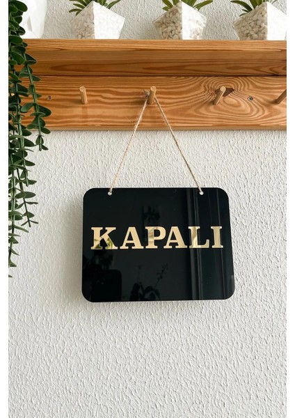 Mağaza Açık Kapalı Tabelası Pleksi - 20*15 cm - 1 Adet Kancalı Cam Vantuzu Hediye indirimleri