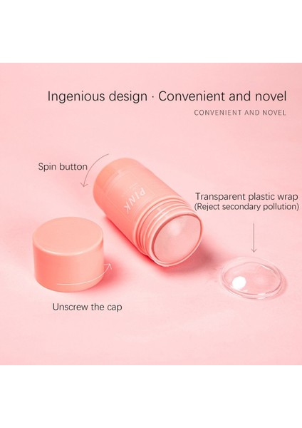 Katı Çamur Film Çubuğu Cildi Temizler Yumuşak Bir Şekilde Korur Nemi Yeniler Çamur Filmi Pembe Çamur Maskesi (Yurt Dışından) indirimleri