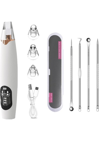 Elektrikli Siyah Nokta Çıkarıcı Iğneler Akne Siyah Nokta Çıkarıcı Vakum Emme Derin Temizleme Makinesi Peeling Gözenek Temizleyicigösterildiği Gibi (Gösterildiği Gibi) (Yurt Dışından)